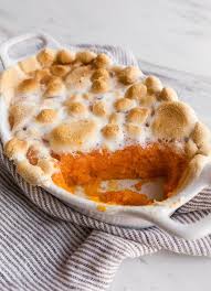 Sweet Potato Casserole With Marshmallows Southern Style Sweet Potato Casserole For In 2020 Sweet Potato Recipes Casserole Sweet Potato Casserole Sweet Potato Recipes