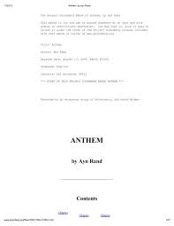 Individualism Theme In Anthem | Litcharts