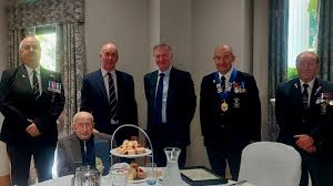 One of last sailors to see destruction of the Bismarck finally gets medal  aged 105