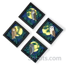 Download Great Horned Owl Shadow Box Tutorial 3dcuts Com