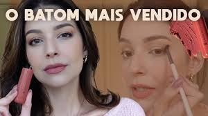 AUTOMAQUIAGEM COM O BATOM "PARTE DE MIM"