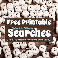 All of our word puzzles and games have been carefully designed and we strive to include interesting hidden word lists to maximize your. Free Printable Word Number Searches Download Print