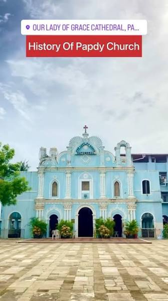 📍Our Lady Of Grace Cathedral ⛪️, Papdy , (Bassein), ., ., ., Video by: @zeyheyon_ , #vasai #vasaivirar #vasaifort #church #history #ancient #architecture #explore #reels #vasaibeach #jesuits #maratha ...
