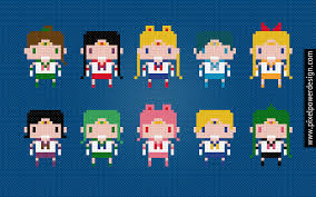 See more ideas about moon cross stitch, cross stitch, stitch. Sailor Moon Scouts Bh Cross Stitch Pattern