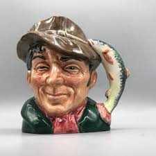 Royal Doulton Early Edition 'the Poacher' Toby Jug Cigarette Lighter