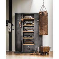 Camden armoire vestiaire style industriel en métal. Maisons Du Monde Boxer Style Placard Industriel Salle De Sport Maison Decoration Style Industriel Retro