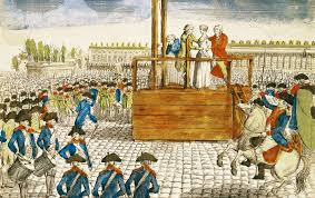 Execution of Marie-Antoinette in the Place de la Revolution, 16th October  1793