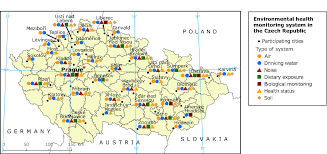 It is bordered by austria to the south, germany to the west, poland to the northeast. Environmental Health Monitoring System In The Czech Republic European Environment Agency