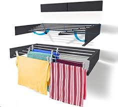 Laundry room drying rack | centsational style. Step Up Laundry Drying Rack Airer Wall Mounted Retractable Clothes Drying Rack Collapsible Folding Indoor Or