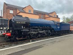 Blue Peter steam locomotive set for special event