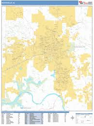 The following are the areas codes and zip codes for redstone arsenal, alabama ? Huntsville Alabama Zip Code Wall Map Basic Style By Marketmaps