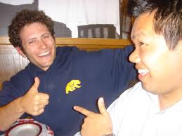 I had HAIR! Old school photo he found with me and @andrewchen! Thanks  @ramit for pic :)