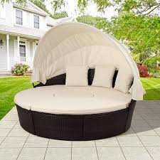 We did not find results for: Lz Leisure Zone Outdoor Patio Furniture Sets All Weather Pe Rattan Wicker Round Daybed Sectional Sofa Set Conversation Sets With Retractable Canopy And Coffee Table Beige Conversation Sets Patio Lawn Garden Fcteutonia05 De
