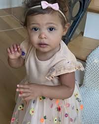 Rooney Marie In her Sunday's best from her Uncle Bebe 🩷