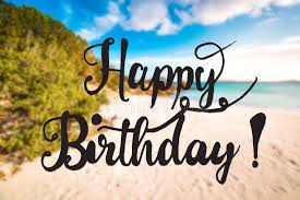 Sandy Beach Sardinia Beautiful Landscape Text Happy Birthday Stock Image Image Of Summertime Season 172078567