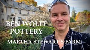 Hannah Milman at one of Martha Stewart's green houses.