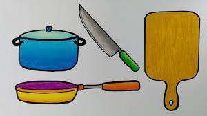 Apalagi bagi pengantin baru yang hidup jauh dari orang tua. Menggambar Peralatan Dapur Menggambar Peralatan Rumah Tangga Belajar Menggambar Untuk Pemula Youtube