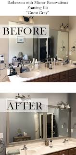 5020 Guest Grey Mirror Frame Bathroom Mirrors Diy Bathroom Inspiration Colors Bathroom Mirror Frame