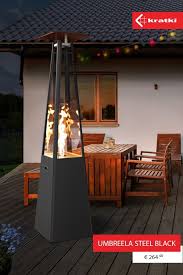 Gas Heater Umbrella Black Terrace And Garden Inspirations In 2020 Garden Design Gas Heater Game Room Design