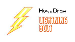 How to draw a 3d lightning bolt. How To Draw A Lightning Bolt Youtube
