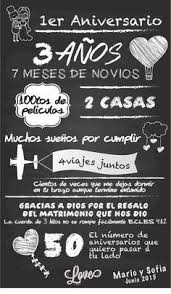 Comparte con tu media naranja la carta más linda y apasionada por primer año. Resultado De Imagen Para Carteleras De Aniversario De Esposos Ideas Aniversario Boyfriend Gifts Lettering