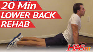 20 Min Lower Back Rehab Lower Back Stretches For Lower
