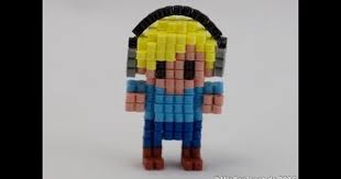 Perler Bead 3d Evil Dead Ashley Williams Youtube Hama Beads 3d Hama Beads Perler Beads