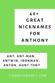 Brennan elliott, a canadian actor; 40 Great Nicknames For Anthony Find Nicknames
