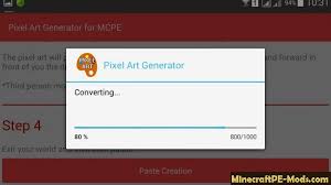 Pixel Art Generator Mod For Minecraft Pe Ios Android Download Java edition (pc/mac) 1.16 generators.