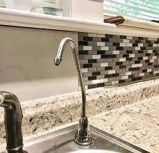 Aspect peel and stick stone overlay kitchen backsplash. Diy Peel And Stick Backsplash Review Steps The Frugal South