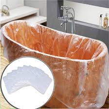 Check spelling or type a new query. Amazon Com 10 Pack Disposable Bathtub Cover Liner Ultra Large Bathtub Liner Plastic Bag For Salon Household And Hotel Bath Tubs 90x47 Inch Baby