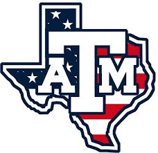 Texas A M Aggies American Usa Flag Logo Texas A M Logo Texas A M Logos