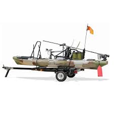 Its low beds make sea kayaks and tandems tend to be longer than standard kayaks; Right On Multi Sport Kayak Trailer Vibe