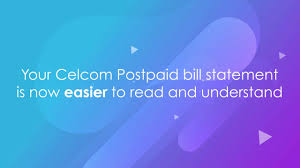 For added safety, this method step 1. The New And Simplified Celcom Postpaid Bill Statement Youtube
