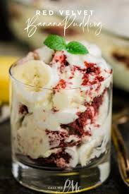 Red Velvet Banana Pudding In 2020 Banana Pudding Recipes Banana Pudding Desserts Best Banana Pudding