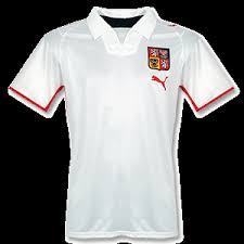 Football logo in flat design. Czech Republic Football Shirt Archive