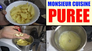 Robot Lidl Monsieur Cuisine Recette Puree Silvercrest Skmh 1100 Youtube