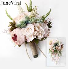 Maybe you would like to learn more about one of these? Janevini Vintage Peony Bridal Bouquet Holder Wedding Waterfall Artificial Flowers Wedding Bouquets For Bridesmaids Bride Brooch Wedding Bouquets Aliexpress