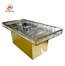 Check spelling or type a new query. Luxury Stainless Steel Crystal Pendants Rectangular Glass Top Cake Dining Table For Wedding Buy Mirror Dining Table Stainless Steel Dining Table Design Dining Table Product On Alibaba Com