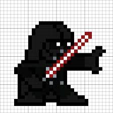Darth Vader Perler Bead Pattern Pixel Art Perler Bead Art Minecraft Quilt