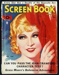 Film Stills Screenland April 1935 Joan Haber Amaçlı Stok Fotoğrafı