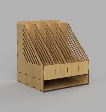 Shop for vertical file organizers online at target. Laser Cut Desk Document File Organizer Vertical Folder Rack Dxf File Free Download 3axis Co