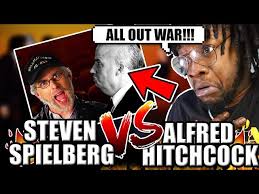 Steven Spielberg vs Alfred Hitchcock. Epic Rap Battles of History  (REACTION!)