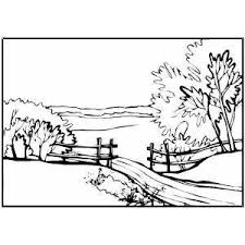 Therefore, when choosing a bedroom decoration theme, it is important to choose accordingly. Country Path Printable Coloring Page Free To Download And Print Landscape Coloring Pages Coloring Pages Nature Landscape Pencil Drawings