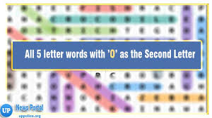 The english alphabet consists of 26 letters: All 5 Letter Words With O As The Second Letter Wordle Guide