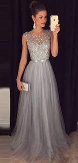 Silver Grey Prom Dress Evening Gown Graduation Party Dress Formal Dress Dresses For Prom In 2021 Grey Prom Dress Prom Dresses For Teens Long Prom Dresses For Teens