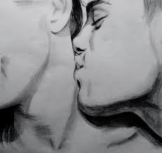 Neck Kiss Pencil Romantic Drawing Pencil Drawings Of Love Romantic Art