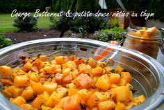 Recette De Courge Butternut Et Patate Douce Roties Au Thym Recette Recettes De Courge Butternut Recette Courge Butternut Patates Douces Roties