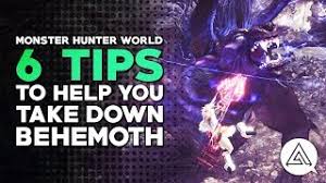 Monsters can split into two groups: Monster Hunter World Behemoth Strategy Behemoth Weakness Explained Eurogamer Net
