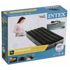 Intex 64106 Tek Kisilik Sisme Yatak Yesil Gri Renk 76x191x25 Cm Intex Sisme Yatak Intex